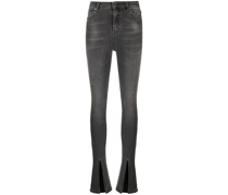 Skinny-Jeans mit hohem Bund