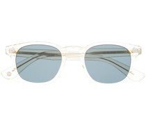 Sonnenbrille mit transparentem Gestell