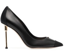 Pumps mit Logo-Schild 90mm