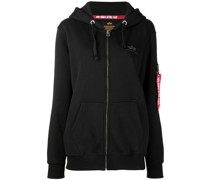 Kapuzenjacke mit Reißverschluss