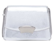 ID Schultertasche im Metallic-Look