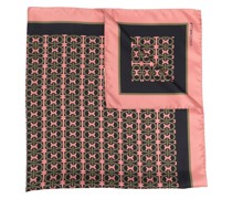 Seidenschal mit geometrischem Print