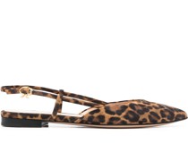 Sandalen mit Leoparden-Print