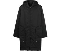 Gefütterter Mantel im Oversized-Look
