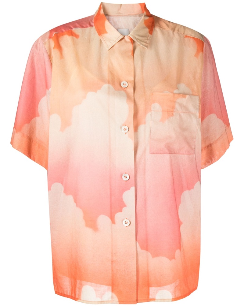 Paul Smith Damen Hemd mit grafischem Print