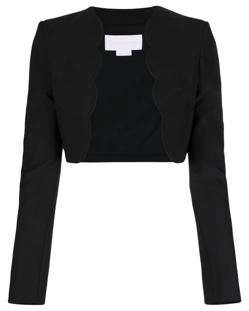 Genny Damen Offene Cropped-Jacke