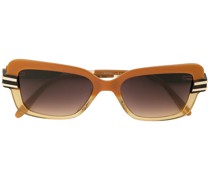 Sonnenbrille mit eckigem Gestell