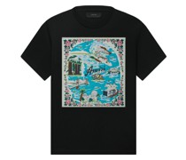 T-Shirt mit California Hawaiian-Print