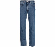 A.P.C. Halbhohe Straight-Leg-Jeans