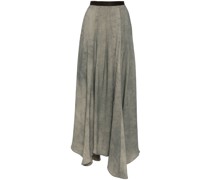 distressed-effect skirt