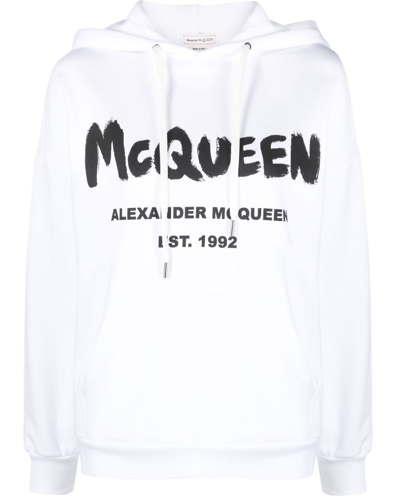 Alexander McQueen Damen Hoodie mit Logo-Print