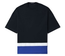 T-Shirt in Colour-Block-Optik