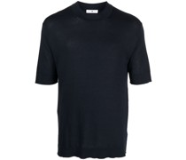 Kurzärmeliger Pullover aus Feinstrick