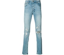 Skinny-Jeans mit Distressed-Optik