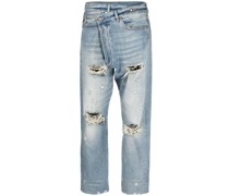 Gerade High-Rise-Jeans