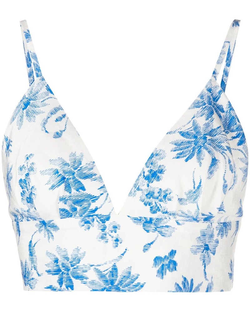 Sandro Damen Bralette mit Blumen-Print
