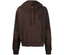 Hoodie im Patchwork-Look