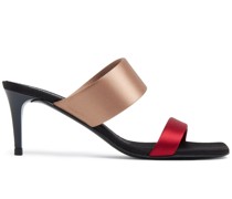 Mules mit eckiger Kappe