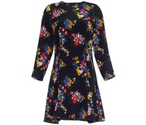 Masca Minikleid aus Seide mit Print