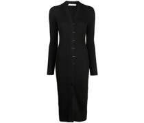 Geripptes Strickkleid