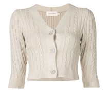 Mila cropped knitted cardigan