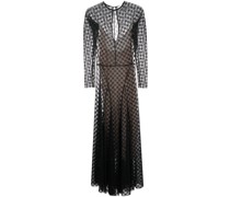 Midikleid aus Spitze im Layering-Look