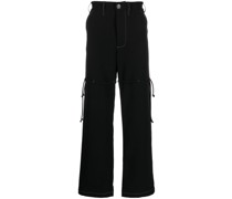 Straight-Leg-Hose mit hohem Bund