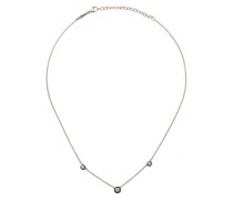 14kt Sophia Rotgoldhalskette mit Diamanten