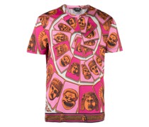 T-Shirt mit Le Maschere-Print