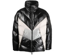Gefütterte Jacke in Colour-Block-Optik