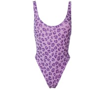 Badeanzug mit mit Leoparden-Print