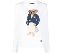 Intarsien-Pullover mit Teddy