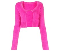 La Maille Cropped-Cardigan