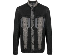 Ausgeblichene Jeansjacke