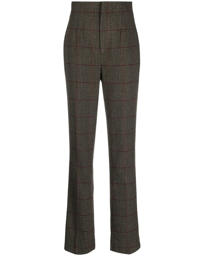 Ralph Lauren Damen Karierte Alisanne Tapered-Hose