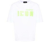 T-Shirt mit Icon Blur-Print