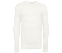 open-knit cotton Pullover