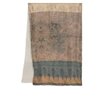 Seidenschal mit geometrischem Print