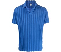 Grob geripptes Poloshirt