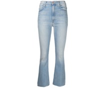 Bootcut-Jeans mit hohem Bund