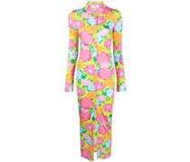 Hemdkleid mit Blumen-Print