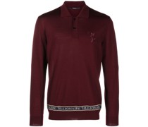 Merino-Poloshirt mit Logo-Stickerei