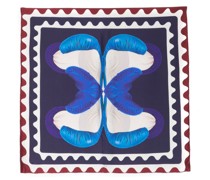 Schal aus Seide mit Schmetterling-Print