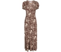Kleid mit abstraktem Print