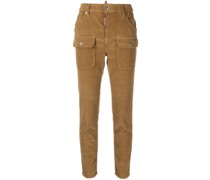 Cordhose mit schmalem Bein
