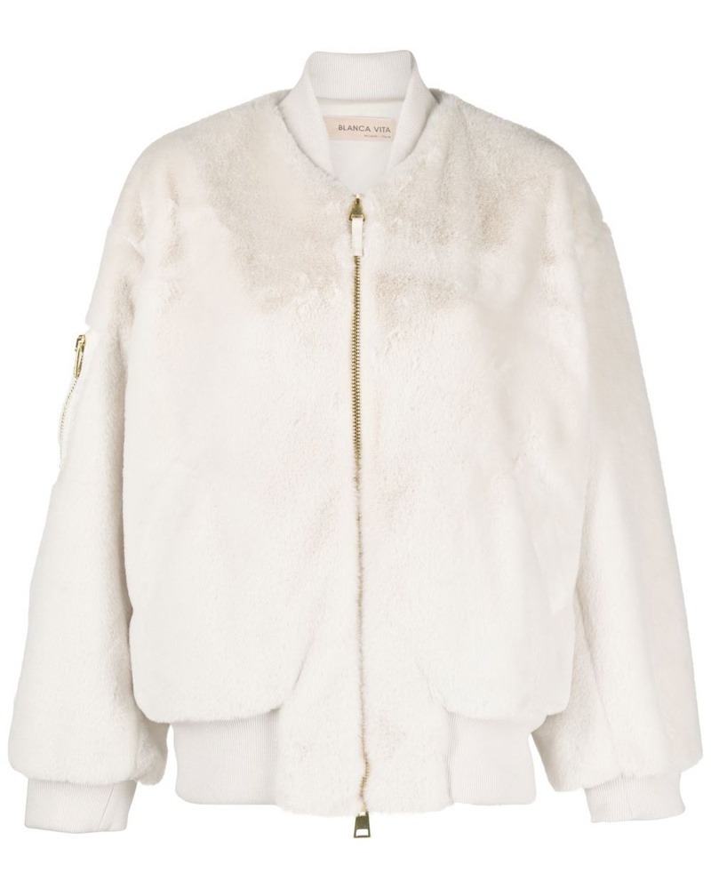 Blanca Damen Bomberjacke aus Faux Fur