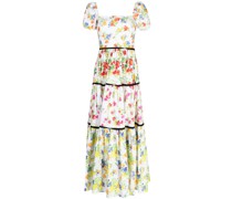 Kleid mit Blumen-Print