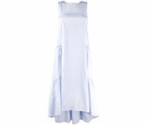 Ärmelloses Kleid mit Raffung