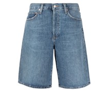 low-rise denim shorts
