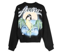 Sweatshirt mit Meerjungfrauen-Print